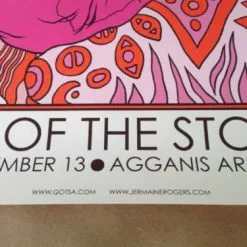 Queens Of The Stone Age - 2013 Jermaine Rogers Poster Print Boston MA Kills