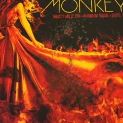 Gig Posters Arctic Monkeys - 2014 Todd Slater Poster Seattle, WA Paramount Theatre Red