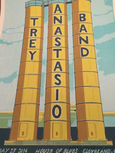 Trey Anastasio Band - 2014 Brian Methe Poster Print Cleveland, OH House Of Blues Gig Posters 3 Trey Anastasio Band - 2014 Brian Methe Poster Print Cleveland, OH House Of Blues Gig Posters