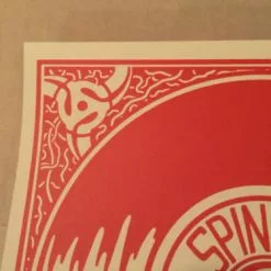 Spin Me Flip Me - 2014 Art Print Nick Perry Hand Signed Edition Of X/9 No Vinyl Gig Posters