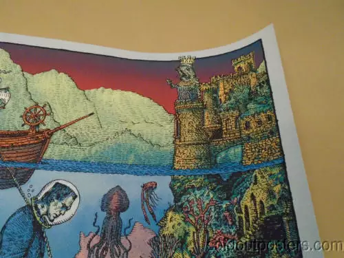 Gig Posters Umphreys McGee - David Welker Poster St. Augustine, FL 1st 6 Gig Posters Umphreys McGee - David Welker Poster St. Augustine, FL 1st