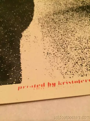 Gig Posters Cold War Kids - 2010 Third Alert Designs Poster Print California Signed And #'d 9 Gig Posters Cold War Kids - 2010 Third Alert Designs Poster Print California Signed And #'d