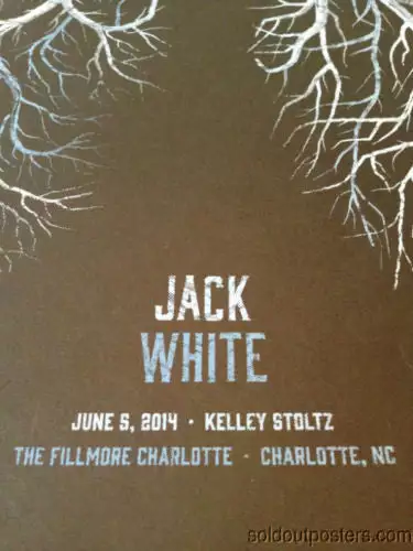 Gig Posters Jack White - 2014 DKNG Poster Print 1st Edition The Fillmore, Charlotte, NC 4 Gig Posters Jack White - 2014 DKNG Poster Print 1st Edition The Fillmore, Charlotte, NC