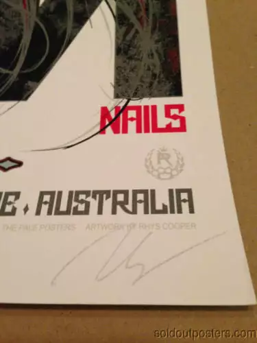 Queens Of The Stone Age - 2014 Rhys Cooper Poster NIN QOTSA Rod Laver Melbou 6 Queens Of The Stone Age - 2014 Rhys Cooper Poster NIN QOTSA Rod Laver Melbou