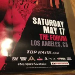Sold Out Posters Juan Manuel Marquez Vs. Mike Alvarado Poster Print 5/17/2014 The Forum LA Boxing