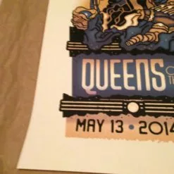 Queens Of The Stone Age - 2014 Guy Burwell Poster Print Primus Kansas City MO 14 Queens Of The Stone Age - 2014 Guy Burwell Poster Print Primus Kansas City MO