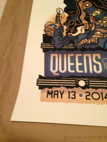 Queens Of The Stone Age - 2014 Guy Burwell Poster Print Primus Kansas City MO 8 Queens Of The Stone Age - 2014 Guy Burwell Poster Print Primus Kansas City MO