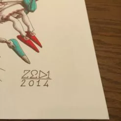 Art Prints Sacrifice For Love - 2014 Zed1 Poster Print UTBNY Hand Signed And Numbered/20