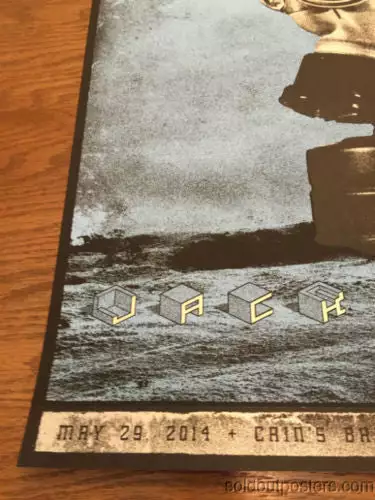 Jack White - 2014 Rob Jones Poster Print Cain's Ballroom Tulsa, OK 5/29/2014 7 Jack White - 2014 Rob Jones Poster Print Cain's Ballroom Tulsa, OK 5/29/2014