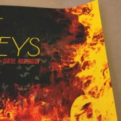 Gig Posters Arctic Monkeys - 2014 Todd Slater Poster Seattle, WA Paramount Theatre Red 12 Gig Posters Arctic Monkeys - 2014 Todd Slater Poster Seattle, WA Paramount Theatre Red