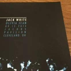 Gig Posters Jack White - 2014 Rob Jones Poster Print Jacobs Pavilion Cleveland Ohio Olivia J 12 Gig Posters Jack White - 2014 Rob Jones Poster Print Jacobs Pavilion Cleveland Ohio Olivia J