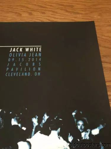 Gig Posters Jack White - 2014 Rob Jones Poster Print Jacobs Pavilion Cleveland Ohio Olivia J 6 Gig Posters Jack White - 2014 Rob Jones Poster Print Jacobs Pavilion Cleveland Ohio Olivia J