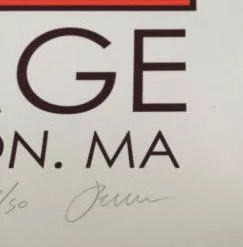 Queens Of The Stone Age - 2013 Jermaine Rogers Poster Print Boston MA Kills