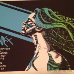 Gig Posters Skrillex - 2014 Tim Doyle Poster Print Dillon Francis What So Not Milo & Otis