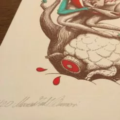 Art Prints Sacrifice For Love - 2014 Zed1 Poster Print UTBNY Hand Signed And Numbered/20