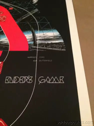 Ender's Game - 2013 Martin Ansin Poster Print Mondo Numbered 1st Edition 8 Ender's Game - 2013 Martin Ansin Poster Print Mondo Numbered 1st Edition