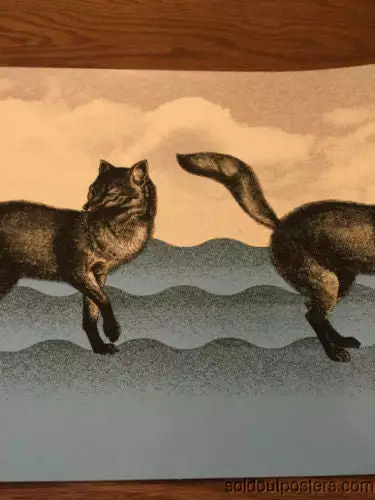 Jack White - 2014 Rob Jones Poster Print Fox Theater Pomona, CA Hand Signed #ed 7 Jack White - 2014 Rob Jones Poster Print Fox Theater Pomona, CA Hand Signed #ed