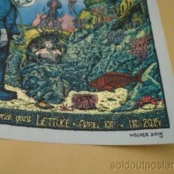 Umphrey’s McGee - 2015 David Welker Poster St. Augustine Amphitheater FL AP Gig Posters