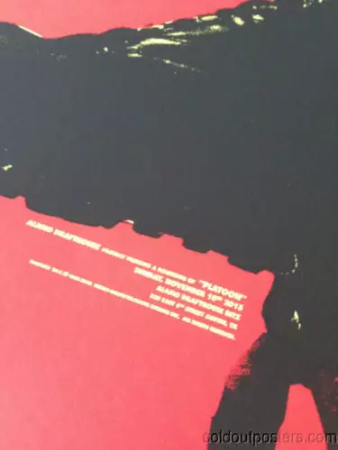 Platoon - 2013 Jay Shaw Poster Print Hand Numbered Ed Of 125 Mondo 1st Ed 4 Platoon - 2013 Jay Shaw Poster Print Hand Numbered Ed Of 125 Mondo 1st Ed