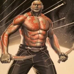 Drax - Phantom City Creative 2014 Poster Print Guardians Of The Galaxy MONDO