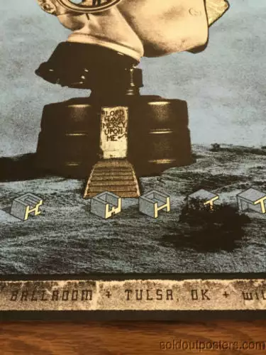 Jack White - 2014 Rob Jones Poster Print Cain's Ballroom Tulsa, OK 5/29/2014 8 Jack White - 2014 Rob Jones Poster Print Cain's Ballroom Tulsa, OK 5/29/2014