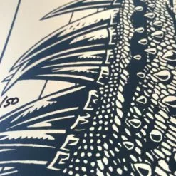 Queens Of The Stone Age - 2014 Justin Hampton Poster Print QOTSA Portland, GOLD