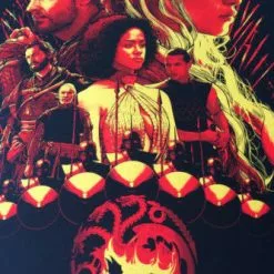 Game Of Thrones House Targaryen - Joshua Budich Poster Print SIGNED #'d/200