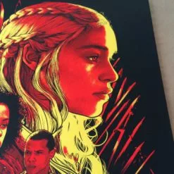 Game Of Thrones House Targaryen - Joshua Budich Poster Print SIGNED #'d/200