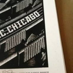 The Dead Weather 07/28/2009 Rob Jones Poster Print Chicago Vic Night 1 S/N Chicago, IL