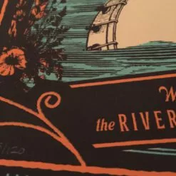 Yonder Mountain String Band - 2014 Status Serigraph Poster Augusta GA Jessye Nor Gig Posters