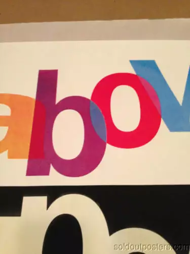 Flipper - 2013 ABOVE Poster Print Undercover Flipper Edition Of 10 Signed And #d 6 Flipper - 2013 ABOVE Poster Print Undercover Flipper Edition Of 10 Signed And #d