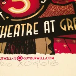 Queens Of The Stone Age - 2013 Guy Burwell Poster Grand Prarie, TX Gig Posters