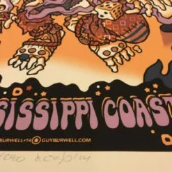 Gig Posters Widespread Panic 2014 Guy Burwell Poster Print Mississippi Coast Coliseum Biloxi 15 Gig Posters Widespread Panic 2014 Guy Burwell Poster Print Mississippi Coast Coliseum Biloxi