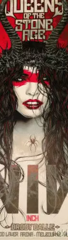 Queens Of The Stone Age - 2014 Rhys Cooper Poster NIN QOTSA Rod Laver Melbou 3 Queens Of The Stone Age - 2014 Rhys Cooper Poster NIN QOTSA Rod Laver Melbou