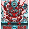 Kings Of Leon - 2017 Jesse Philips Poster Atlanta, GA Aarons Amphitheatre Gig Posters