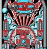 Kings Of Leon - 2017 Jesse Philips Poster Raleigh, Walnut Creek Amphitheatre