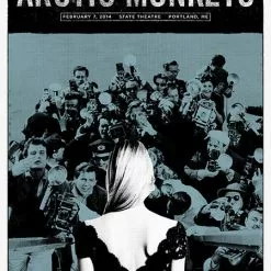 Arctic Monkeys - 2014 Third Alert Designs Poster Portland