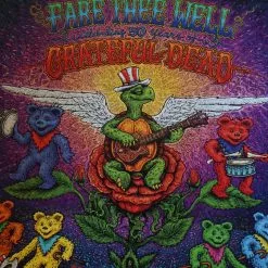 Grateful Dead - 2015 Marq Spusta Poster Chicago, IL Fare Thee Well