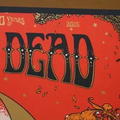 Grateful Dead - 2015 Richey Beckett Poster Santa Clara, CA