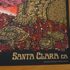 Grateful Dead - 2015 Richey Beckett Poster Santa Clara, CA