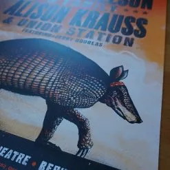 Willie Nelson - 2015 Zeb Love Poster Print Allison Krauss Berkeley GA