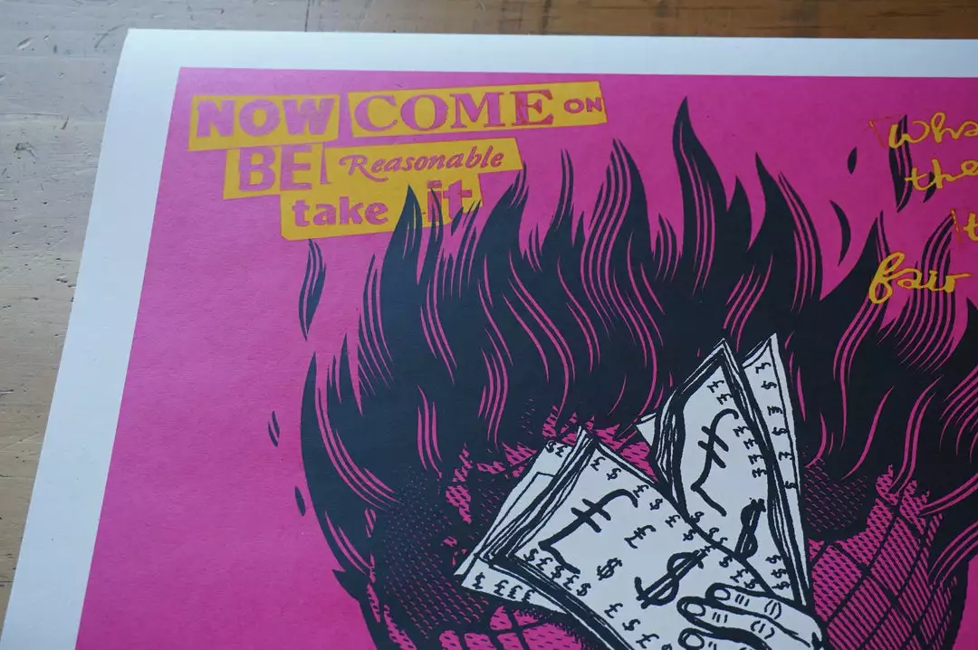 Be Reasonable Urban Pressure Set - 2016 Shepard Fairey Jamie Reid Poster Print Art Prints 5 Be Reasonable Urban Pressure Set - 2016 Shepard Fairey Jamie Reid Poster Print Art Prints