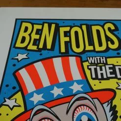 Gig Posters Ben Folds Five - 1996 Uncle Charlie Hardwick Poster Print It's The UK Tour