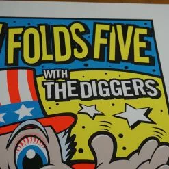 Gig Posters Ben Folds Five - 1996 Uncle Charlie Hardwick Poster Print It's The UK Tour