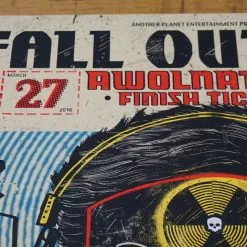 Fall Out Boy - 2016 Zeb Love Poster Print San Francisco Bill Graham Gig Posters