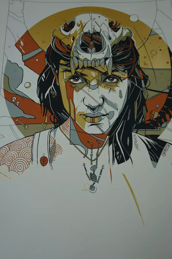 Art Prints Hlökk - 2016 Tyler Stout Poster Print VARIANT BONES Galerie F 4 Art Prints Hlökk - 2016 Tyler Stout Poster Print VARIANT BONES Galerie F