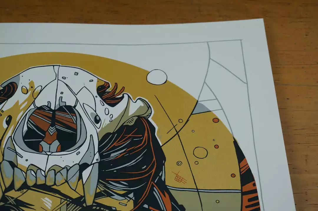 Art Prints Hlökk - 2016 Tyler Stout Poster Print VARIANT BONES Galerie F 7 Art Prints Hlökk - 2016 Tyler Stout Poster Print VARIANT BONES Galerie F