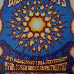 Bisco Inferno - 2015 Dave Hunter Poster Disco Biscuits Denver, CO Red Rocks Colorado
