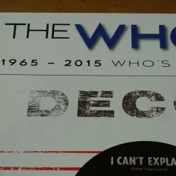 The Who - 2015 Richard Evans Poster Who's Counting 50th Anniversary Tour Gig Posters 13 The Who - 2015 Richard Evans Poster Who's Counting 50th Anniversary Tour Gig Posters