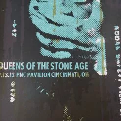 Queens Of The Stone Age - 2013 Print Mafia Poster Cincinnati Ohio PNC